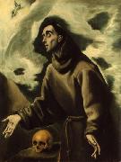El Greco El Greco. Saint Francis Receiving the Stigmata oil painting reproduction